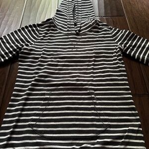 Gap Body Hooded Top Blue & White Stripe Size XS EUC!